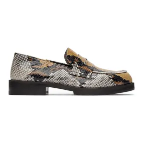 1017 ALYX 9SM Brown Snake Logo Loafers