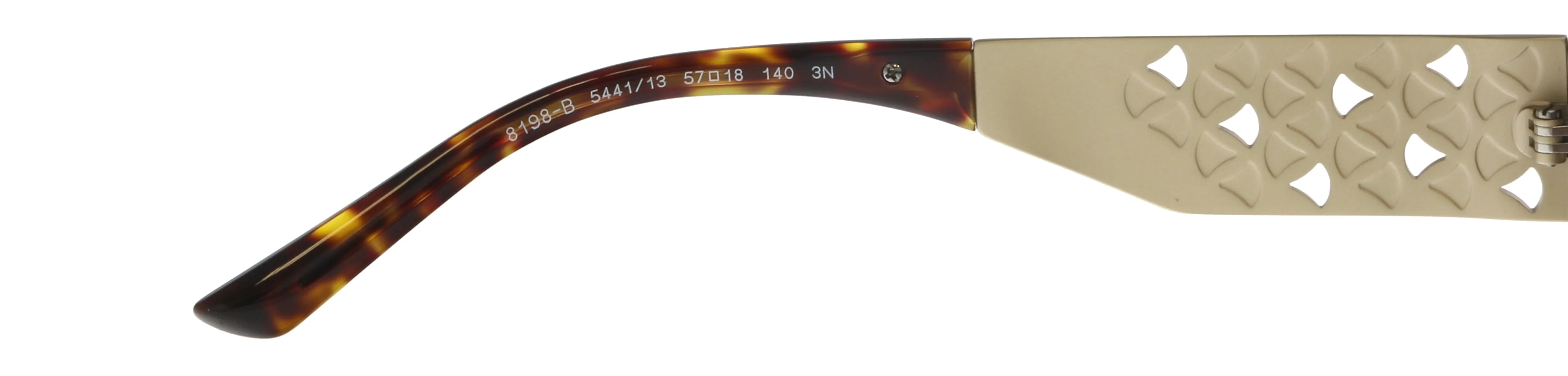 Bulgari BV8198B 544113 Dark Havana Butterfly Sunglasses