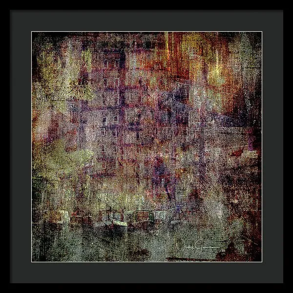 Canal Urbanscape - II - Framed Print