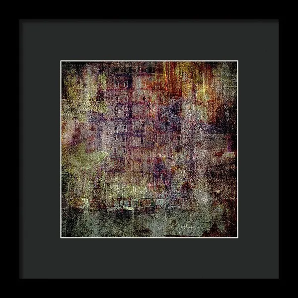 Canal Urbanscape - II - Framed Print