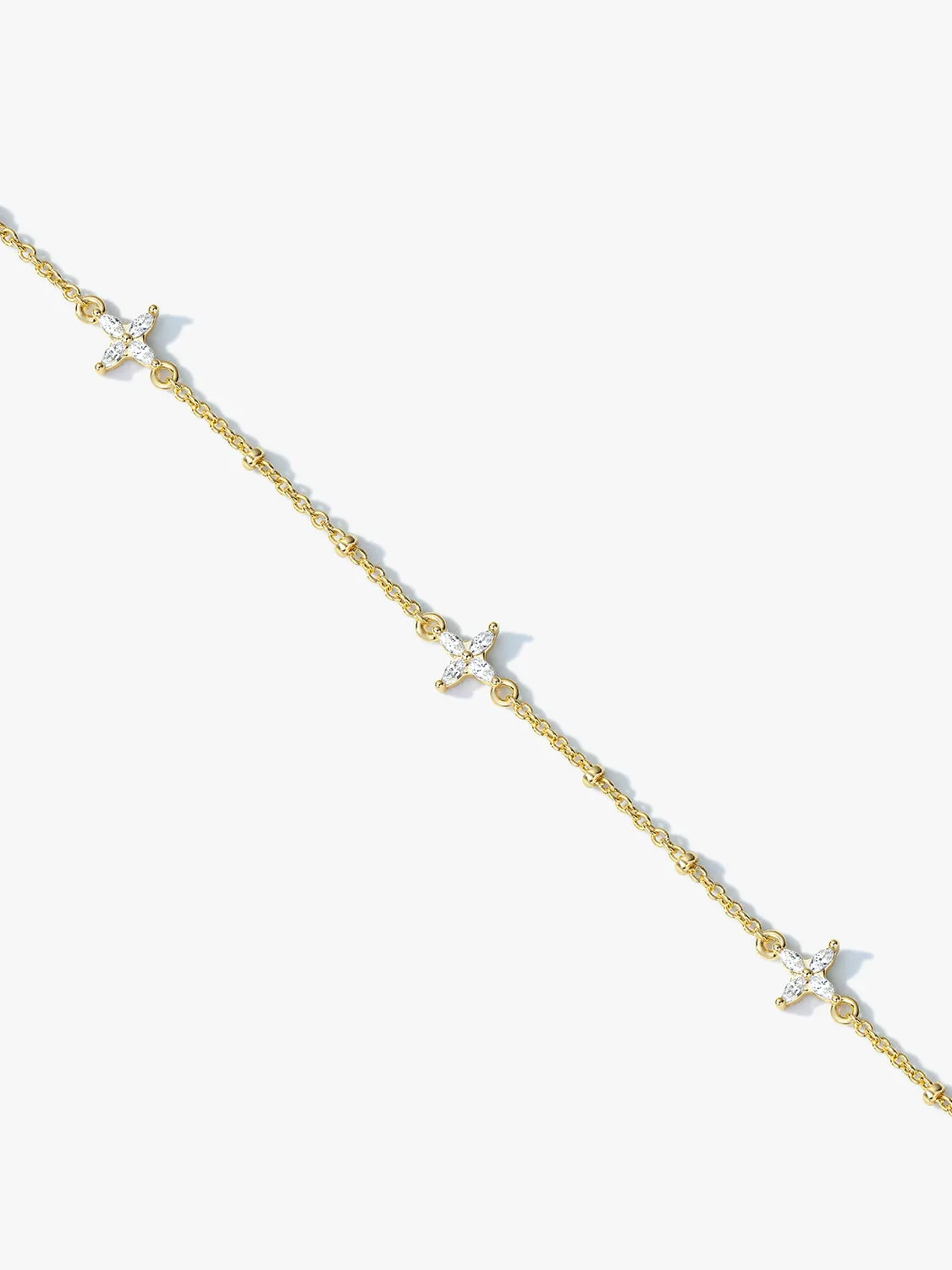 Clover Crystal Bracelet