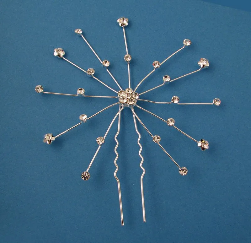 Crystal Diamanté Studded Hair Pin