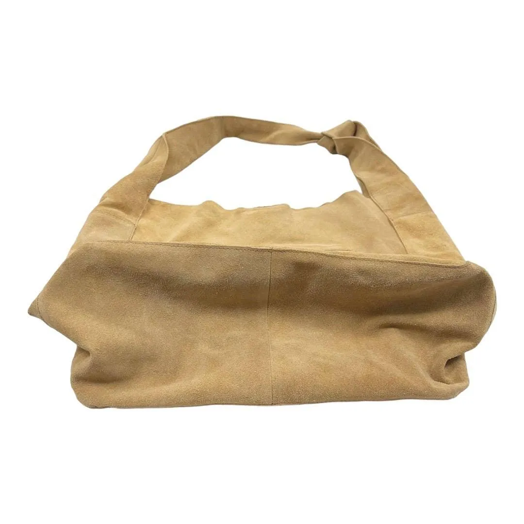Free People Jessa Faded Tan Suede Carryall Handbag Purse Bag Crossbody New