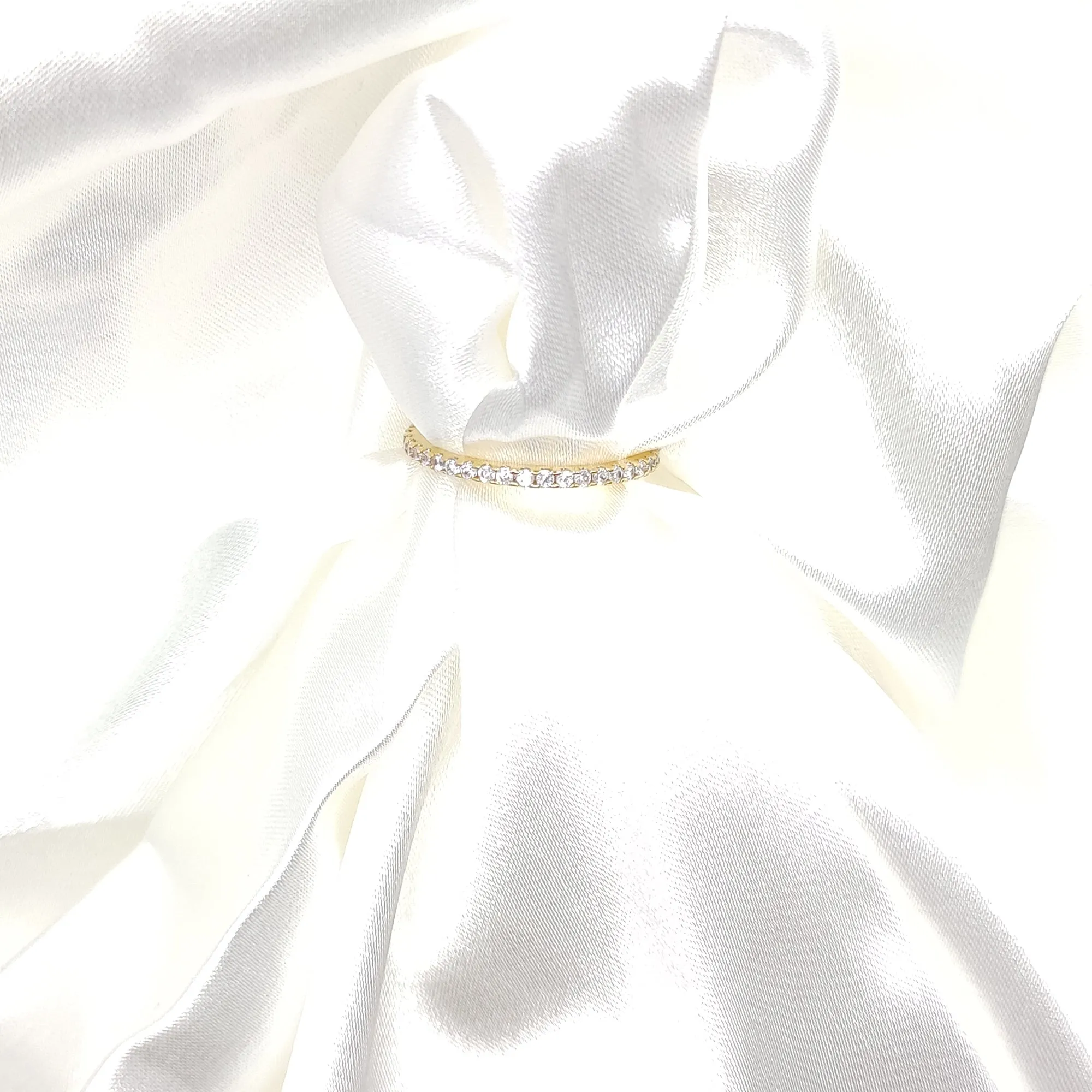French Pave Eternity Ring