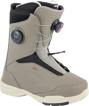 Nitro Scala BOA Womens Snowboard Boots in Mud 2024