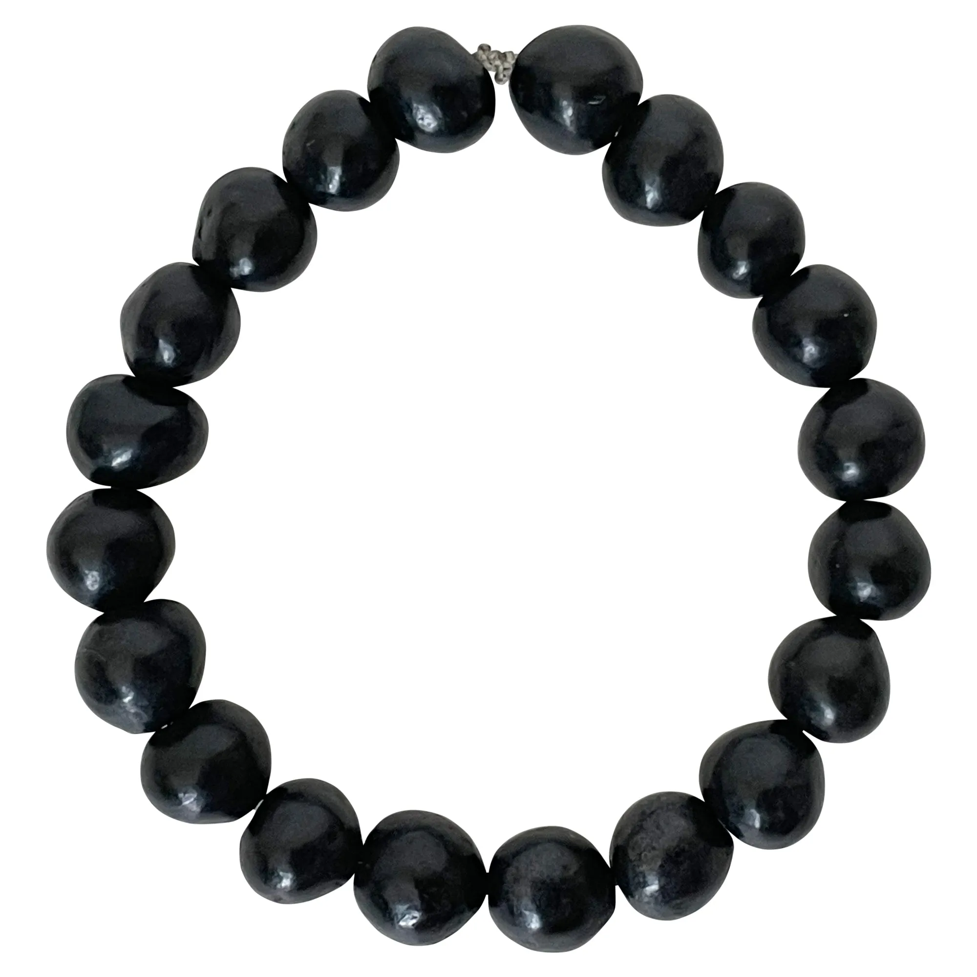 Oaxacan Black Clay hand-sculpted bracelet