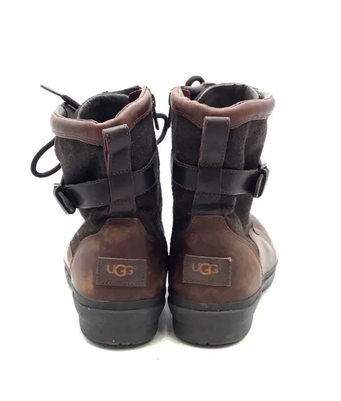UGG Women's Kesey 1005264 Brown Snow Boots - Size 9.5